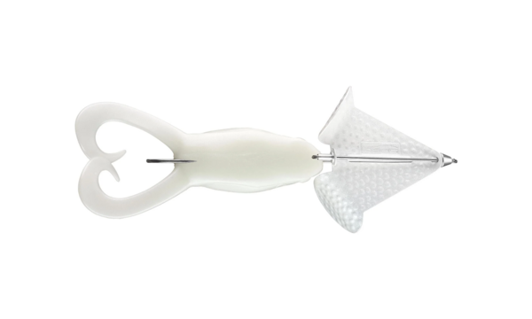 Spro Squealer Toad Buzzbait Oppervlakte Kunstaas (10.5g) - White/Chrome