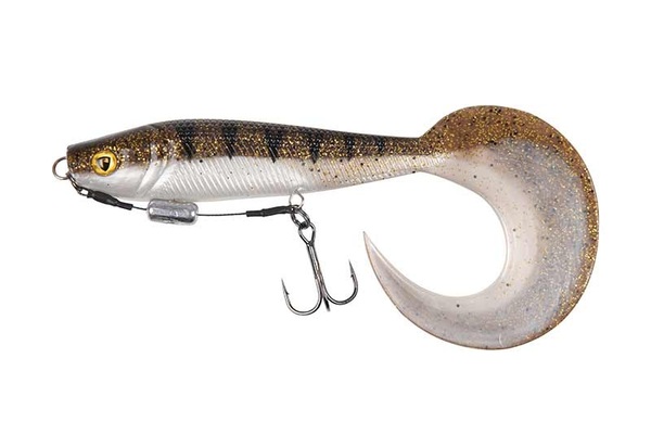 Fox Rage Pro Grub Shad Cargado 12 cm/4.7" (17 g) - UV Glitter Perch