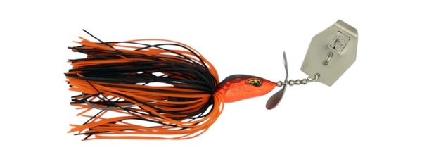 Rozemeijer Dr. ChatterProp 19g #1/0 BKK Chatterbait - Blaack-Orange