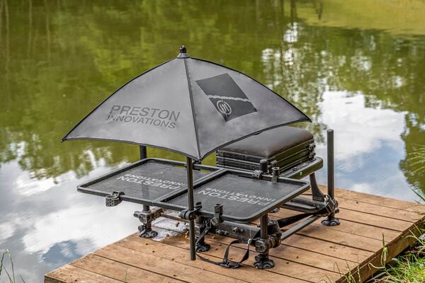 Preston Offbox Grey Bait Brolly
