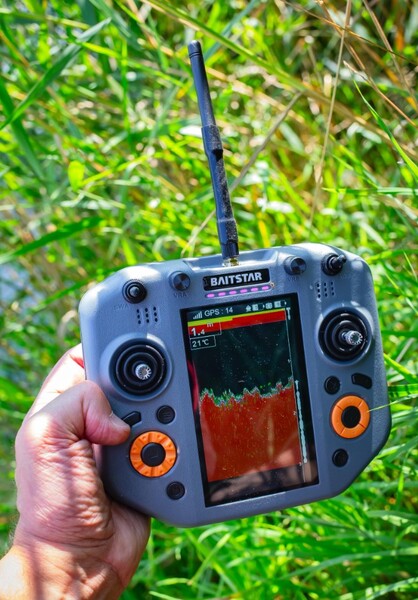 BaitStar Baitboats Xpert Carbon AllinOne Voerboot (Baitthrower, GPS & Fishfinder)