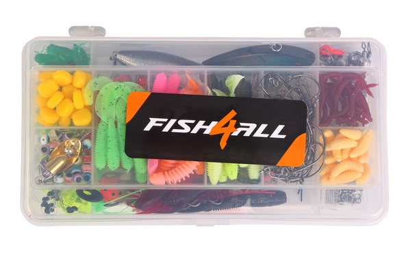 Fish4All Multi Lure Box Hard, Soft & Metal (311pcs)