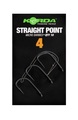 Korda Straight Point Barbed Karperhaken (10 Stuks)