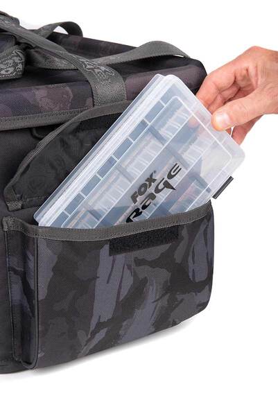 Fox Rage Camo Voyager Moulded XL Carryall (Incl. 3 Tackle boxes)