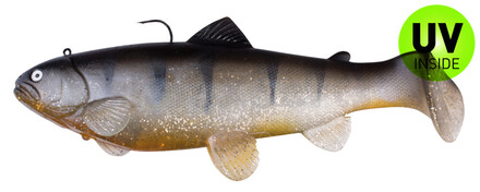 Castaic Swim Bait Trout, 8"/20cm - Silver Spicy Perch