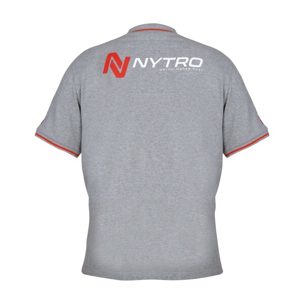 Nytro Light Marl Grey Polo Shirt