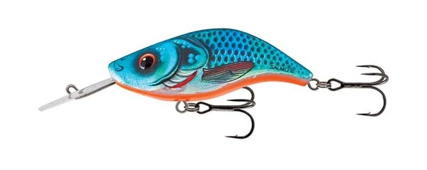Salmo Sparky Shad Floating Plug 4cm (3.5g) - Blue Holographic Shad