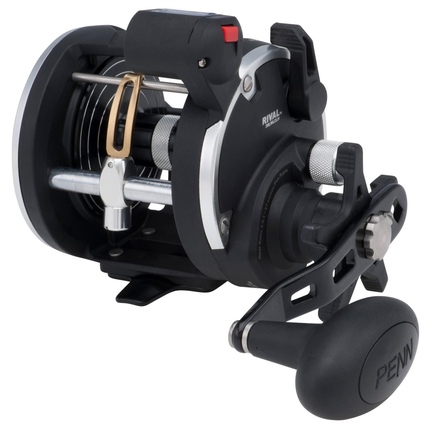 PENN Rival Level Wind 20LWLCLH Trollingrolle mit Schnurzähler