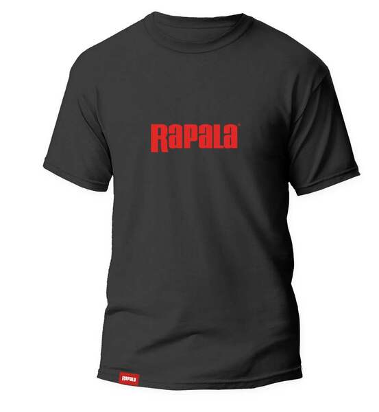 Rapala Black Red Logo T-Shirt 