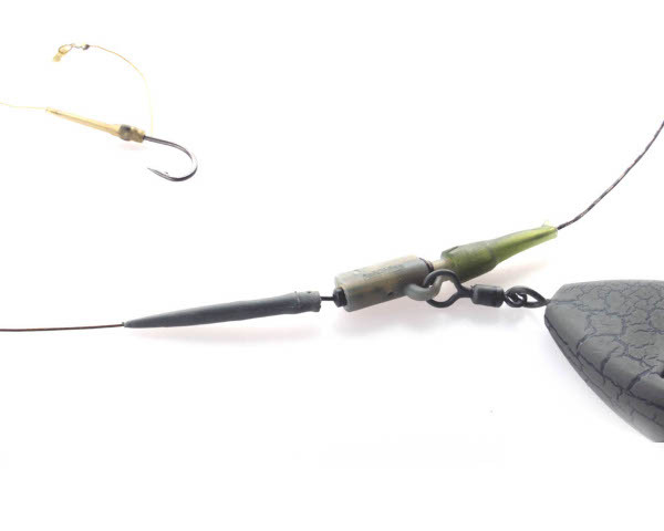 PB Products Ready2Go Silk Ray Hit & Run Leadclip Leader 90cm (3 pieces)