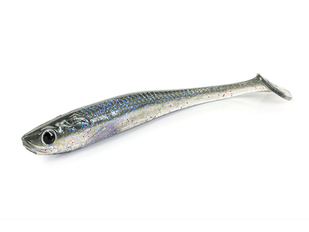 Molix RT Shad 4" Slim Shad 10cm (5 Stuks) Clear Chart / Multy Color Flake