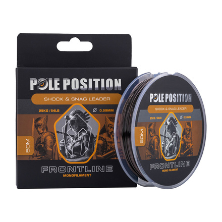 Pole Position Frontline Monofilament Carp Leader 50m