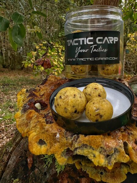 Tactic Carp Boosted Hard Hookbaits 20/25mm - Creamy Custard