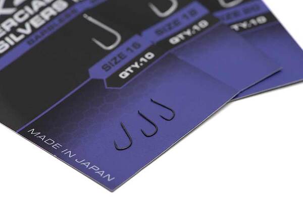 Haczyki Bezzadziorowe Matrix X4 Commercial Silvers (10 Sztuk)