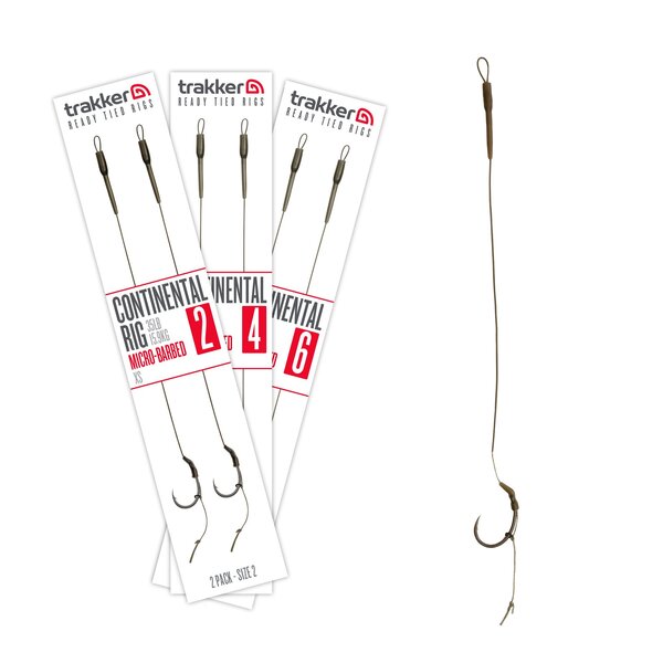 Trakker Continental Rig Micro Barbed 35lb/15.9kg (2 Sztuki)