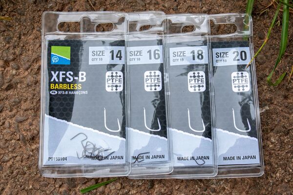 Preston XFS-B Coarse Hooks (Barbless) (10pcs)