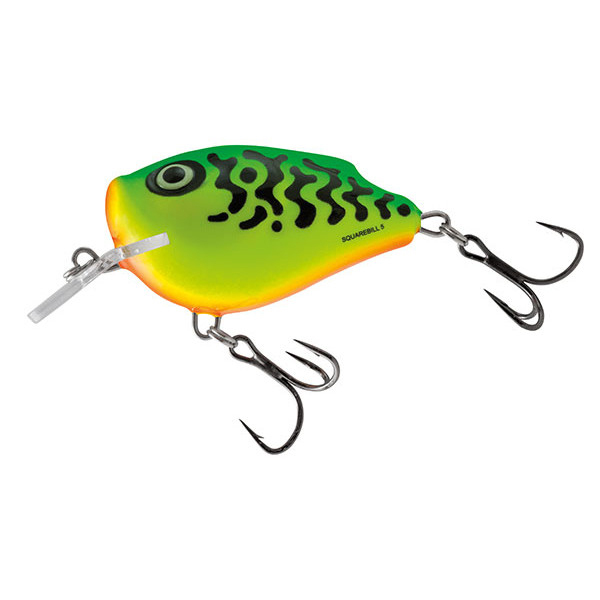 Salmo Squarebill 5cm Floating - Green Tiger