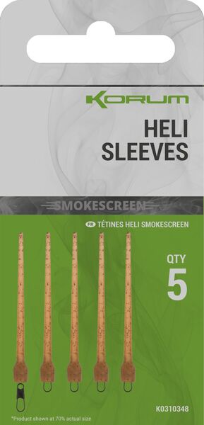 Korum Smokescreen Heli Sleeves (5 Stuks)