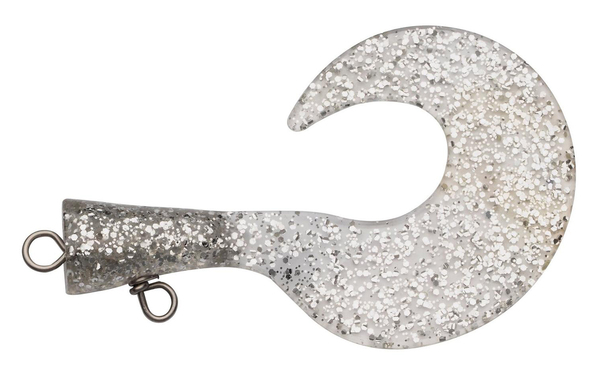 Abu Garcia Svartzonker McMio Spare Tails (3 pieces) - Silver Glitter