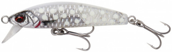 Savage Gear Gravity Minnow Fast Sinking Plug 5cm (8g) - Crystal White Glow