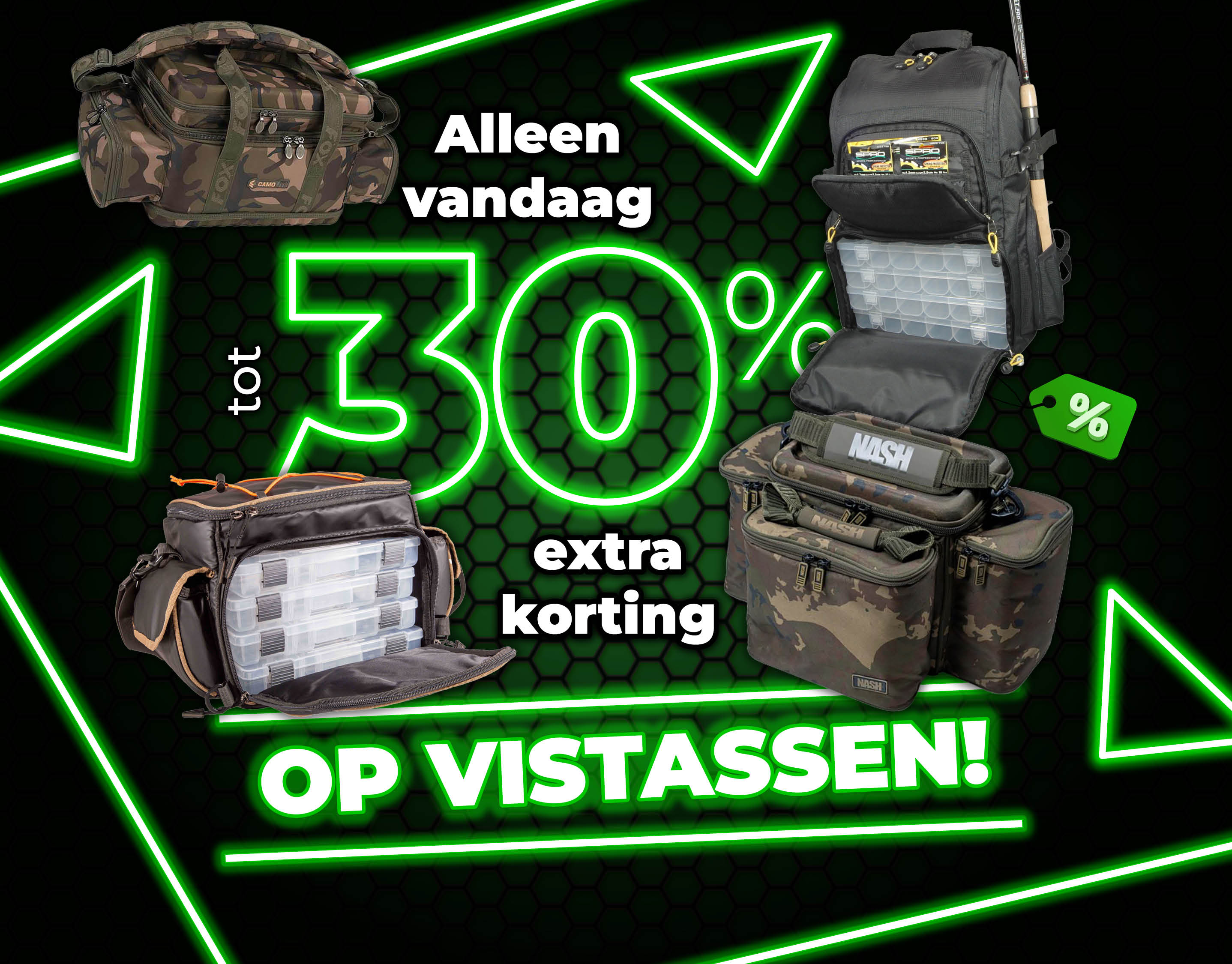 Subbanner: Tot 30% Vistassen (Groen)