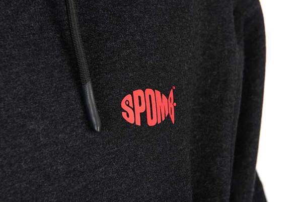 Spomb Black Marl Hoodie Pullover