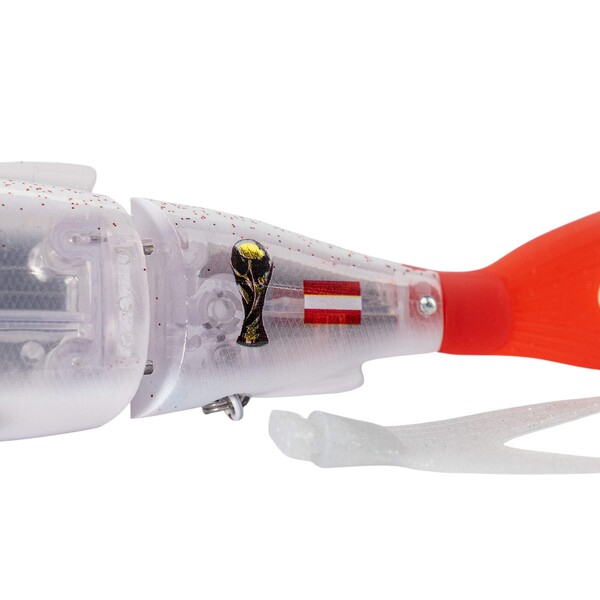 LMAB KØFI Real Vibe 180 Swimbait WK Editie 18cm (53g) (Incl. Extra Staart) - Austria