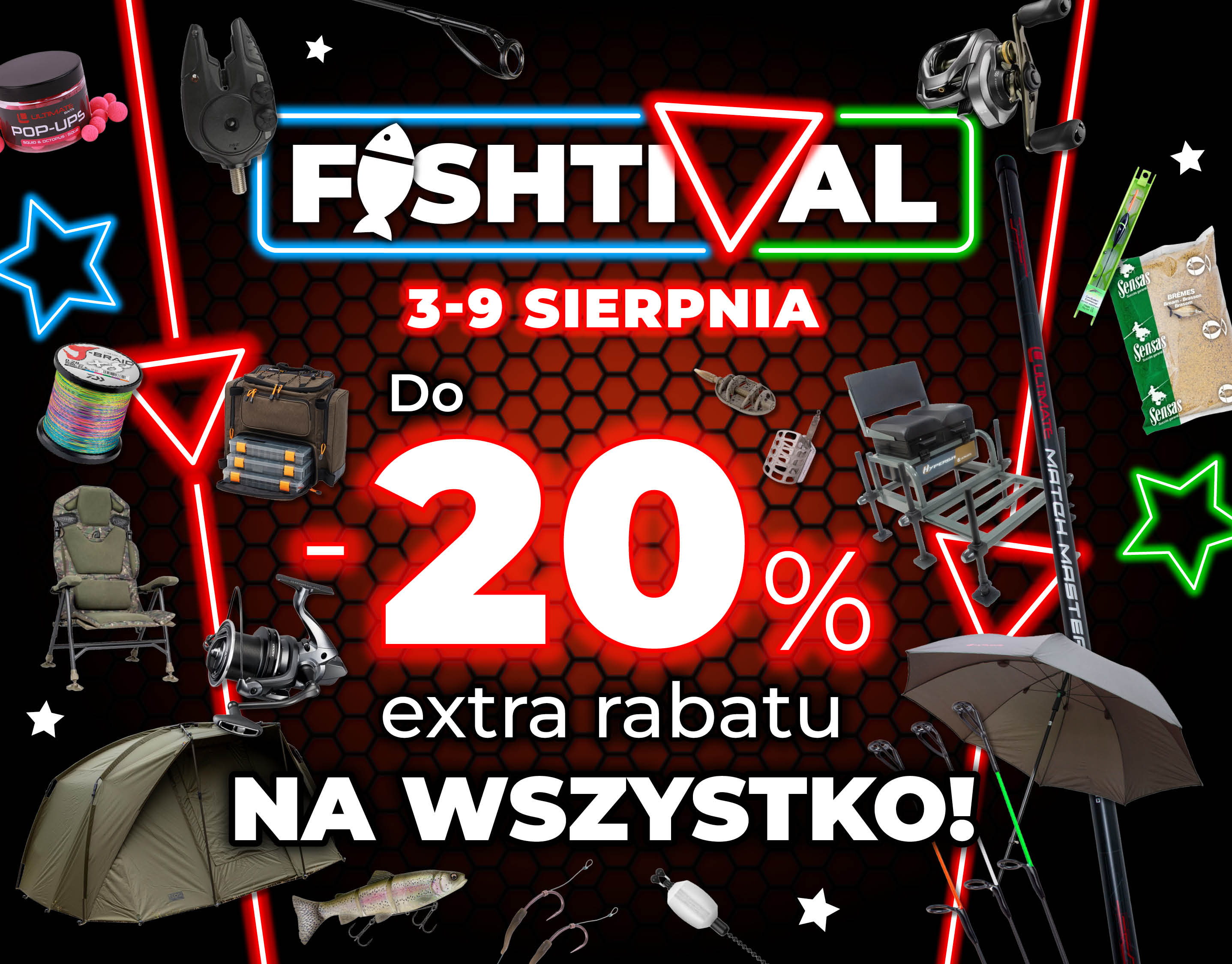 Subbanner: Tot 20% Alle Deals (actieperioden-Fishtival 2026)