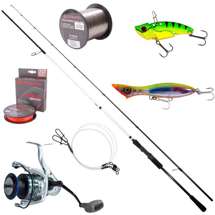 Ultimate Bluecore Seabass Lure Hengelset 2.90m (15-40g)