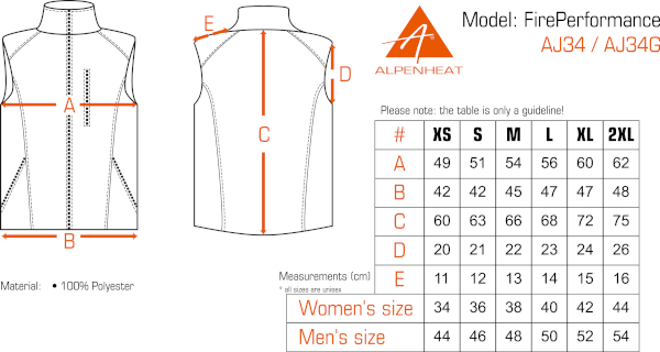 Alpenheat Heated Vest Fleece