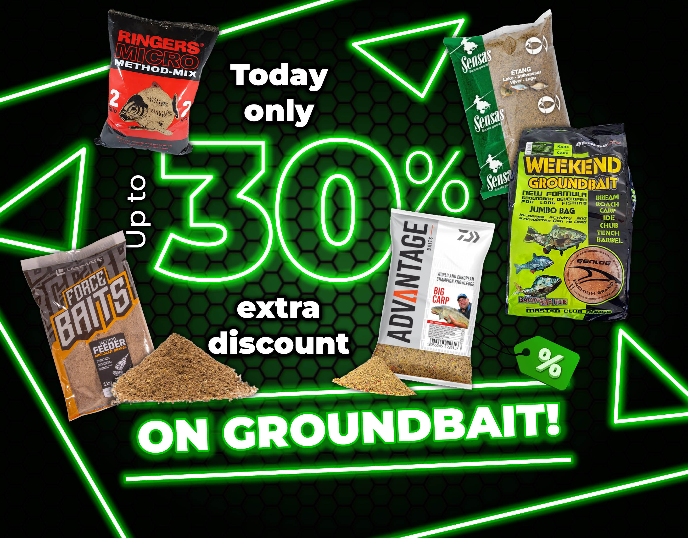 Subbanner: Tot 30% Lokvoer (Groen)