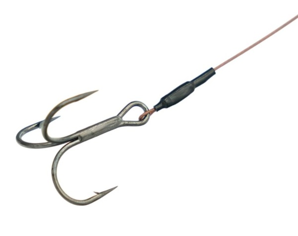 Rozemeijer Deadbait Leaders 1x #1 Treble 60cm 30lb (2 Stuks)