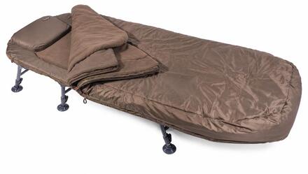 Ultimate BankBase Sleeping System 5 Season (Karpfenliege + 2-lagiger Schlafsack)