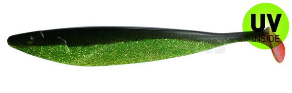 ShadXperts Megalodon 12" - Chartreuse Glitter Black
