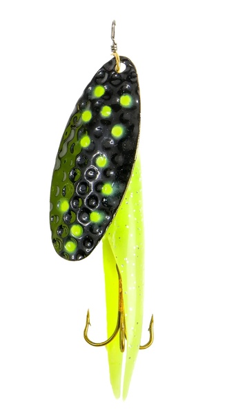 Fladen Maxximus Flying Latex Spinner 24g - Black/Yellow