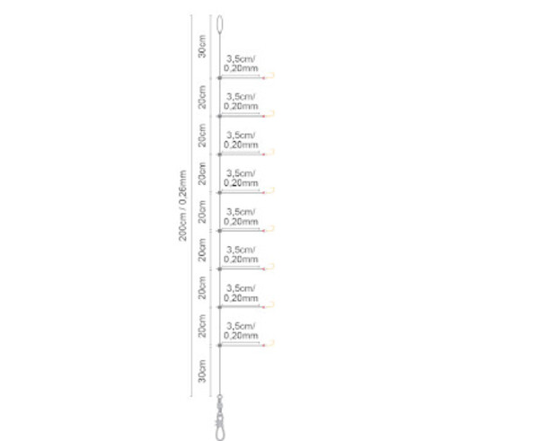 Spro Salt Rig Feather  #2/0