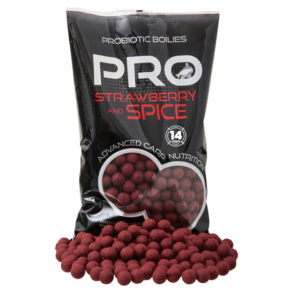 Bouillettes Starbaits Pro Strawberry Spice - 14mm (800g)