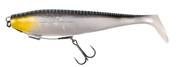 Fox Rage Zander Pro Shad Cargado 16 cm (39 g) - UV Silver Halo