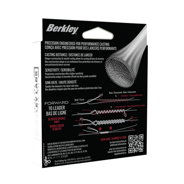 Berkley Forward Braided Line 1800m Crystal
