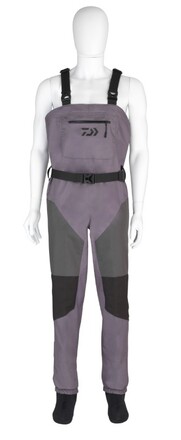 thumbnail image 2 of Abu Garcia 4mm Neoprene Chest Fishing Waders With Felt Soles - Green 2 of 5