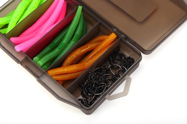 Fish4All Caja de Señuelos Whacky Worm (91 pzas.)