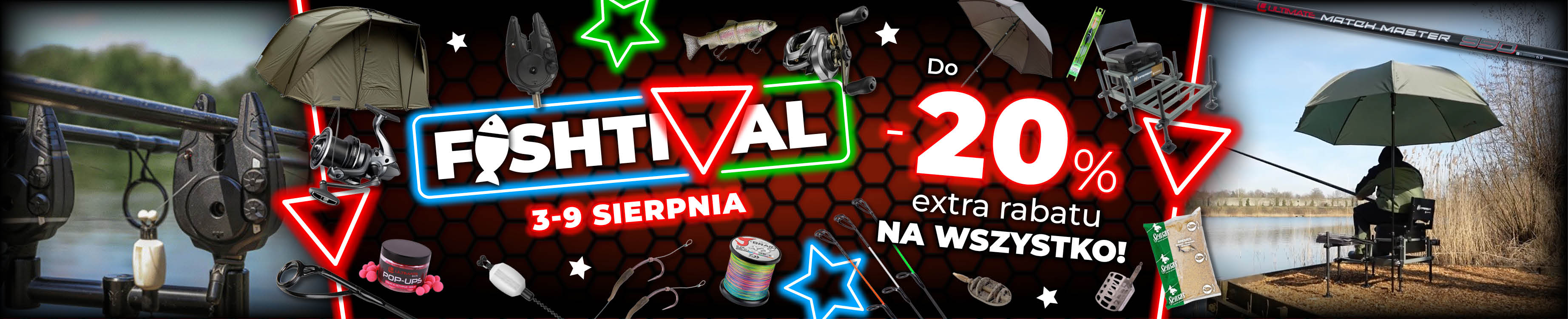 Topbanner: Tot 20% Alle Deals (actieperioden-Fishtival 2026)
