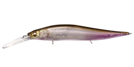Megabass Vision Oneten+2 Jr. Lure Fa Ghost Wakasagi 9.8cm (10.63g)