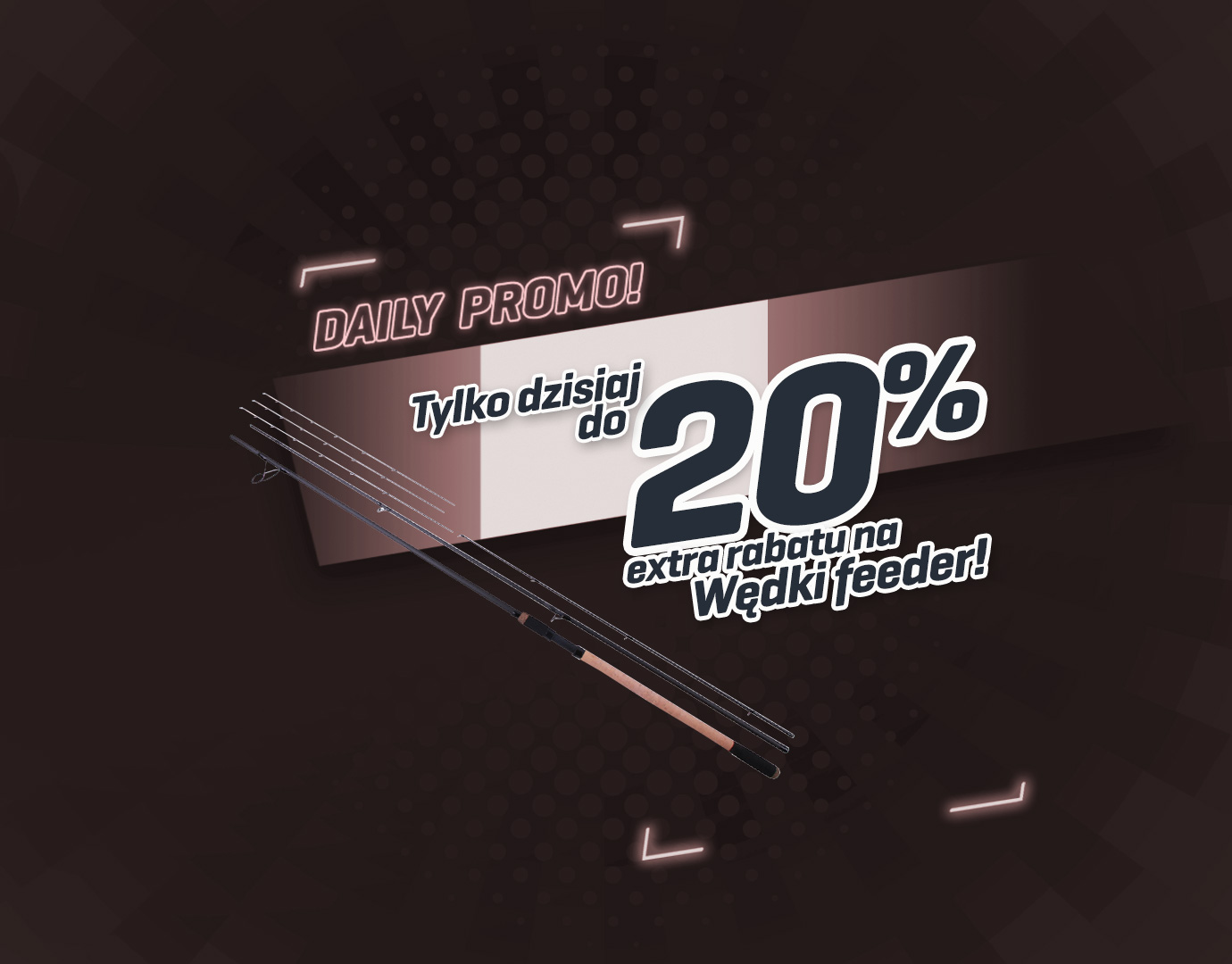 Subbanner: Tot 20% Feederhengels (Blauw)