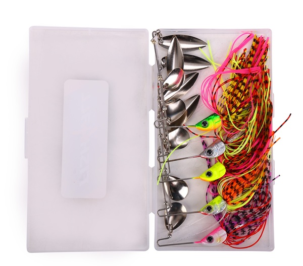 Fish4All Vibra Spinnerbait Box 15g (5 Stuks)