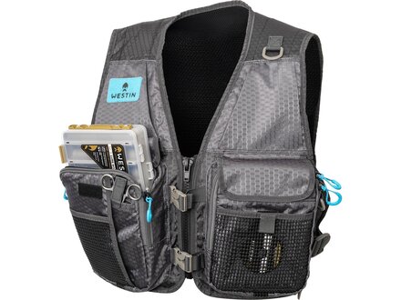 Gilet Westin W4 HD 2 Boxes One Size Titanium Grey (Incl. 2 scatole portaminuteria!)