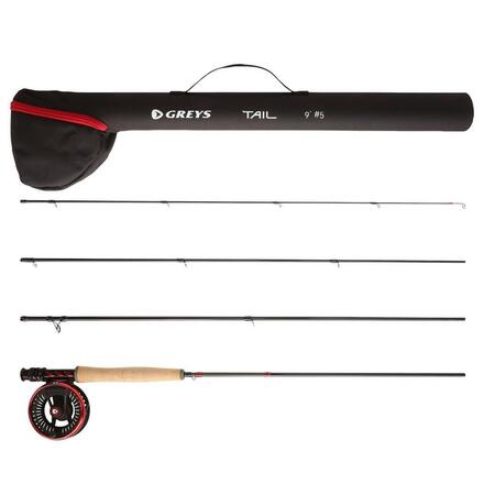 Greys Tail Combo Vliegvishengel Set