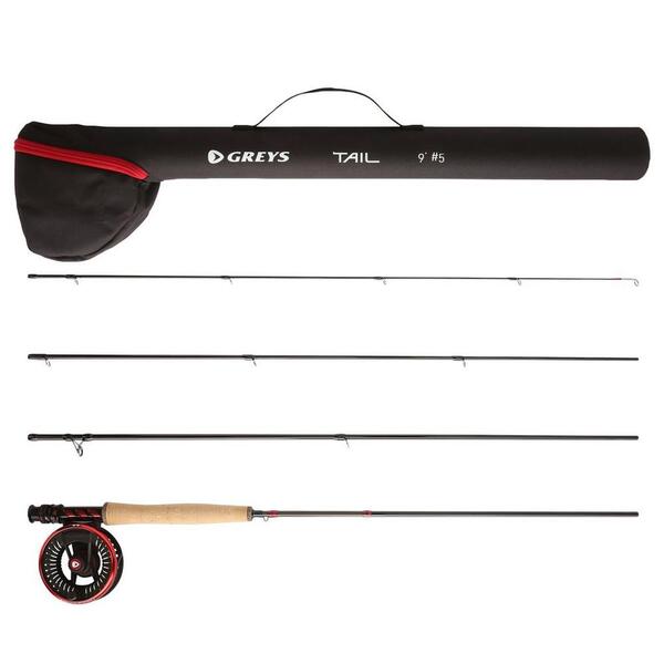 Greys Tail Combo Vliegvishengel Set