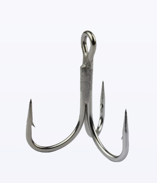 Mustad Jaw Lok 3x Strong Titan Steel Trebles