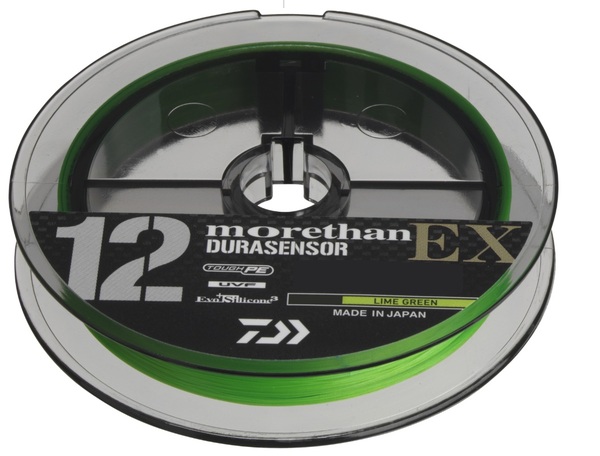 Daiwa UVF Morethan Durasensor Lime Green 12EX+Si3 Braided Line (200m)